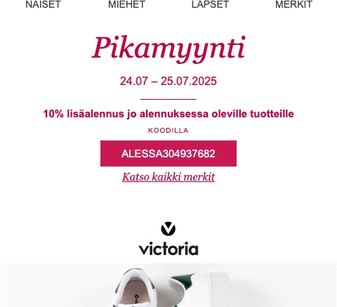 Spartoo Alennuskoodi