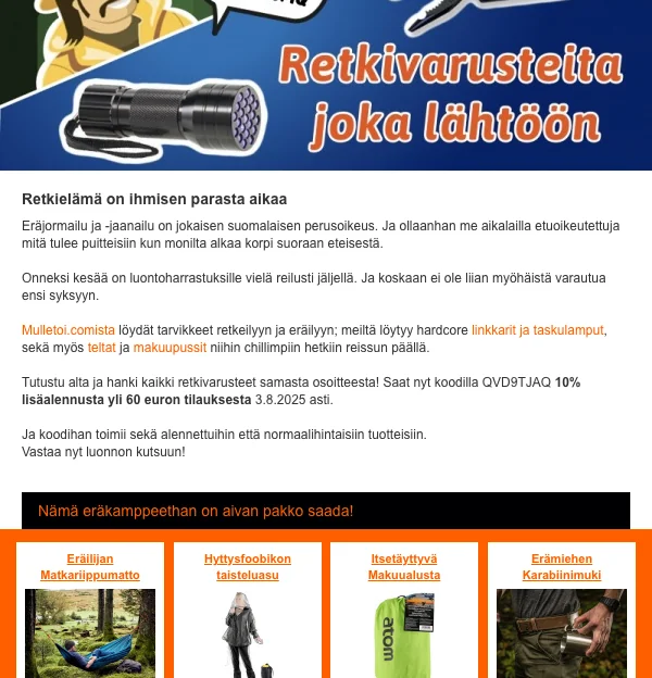 Mulletoi Alennuskoodi