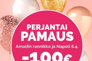 📣 PERJANTAIPAMAUS! 🌟 Keväällä Amalfin rannikolle!