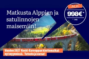 Löytyykö seuraava unelmamatkasi Keski-Euroopasta? 🌳 Kiertomatkat alk. 998€