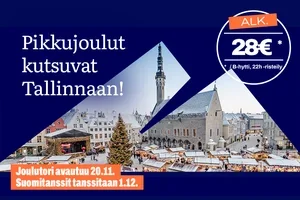 🎄✨ Pikkujoulut Tallinnassa! | Euroopan kaupunkilomat kruunaa suomenkielinen opastus!
