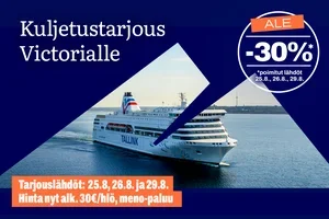 Tarjous Tallinnaan nopeille! 🛳☀️ Varaa syksylle paikat aurinkoon!