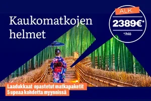 Kaukomatkojen helmet 🗺 🛳 Kesäristeilylle mars!
