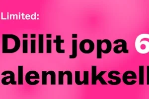 Tästä alkaen:  Jopa 60% alennus