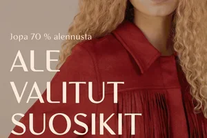 ALE: Jopa 70 % alennusta ✨