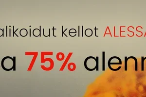 Jopa 75 % alennusta. Aika hankkia unelmiesi kello  🤩