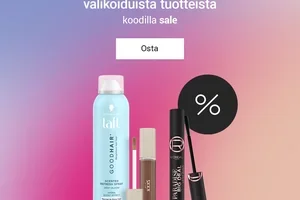 Jopa 20 % alennus monista valikoiduista tuotteista