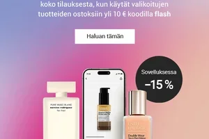 Kolmen päivän alennus: −10 % verkossa koko tilauksesta