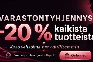 Varastontyhjennys: -20 % kaikista tuotteista