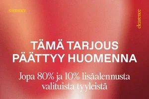 Päättyy huomenna: 10% lisäalennusta