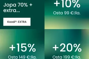 Rajoitetun ajan: Osta enemmän, säästä enemmän 🤑