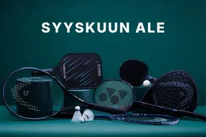 Aloitamme syyskuun alennusmyynnin jo nyt!