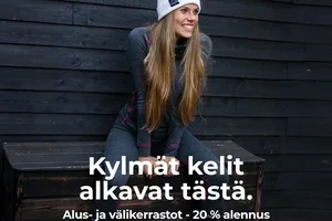 Pysy lämpimänä ja aja pidempään – 20 % alennus alusasuista ja välikerroksista!