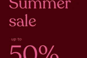 Summer sale, jopa 50% alennusta ✨
