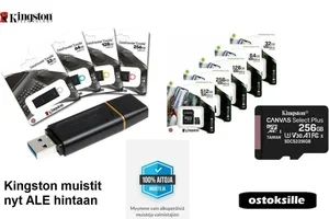 Kingston-muisteja Ale hintaan 💾