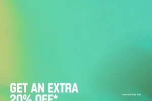 Get an extra 20% off* the sale