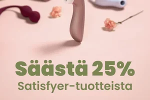 Säästä 25% Satisfyer-tuotteista 💗