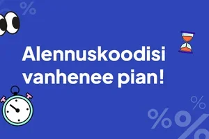 Alennuskoodisi vanhenee pian ⏳