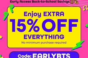 Extra 15% OFF EVERYTHING for BTS Beauty Must-Haves🏫💋