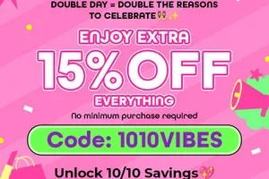 It's literally a 10/10 deal🤌 Take extra 15% off EVERYTHING right now! 🛒✨