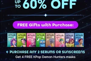 🚨 Anua x KPop Demon Hunters Week – Up to 60% OFF!