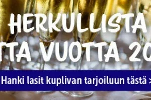 Viettäkää kupliva, herkullinen ja ikimuistettava uusivuosi