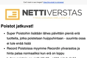 Varastontyhjennys laajenee - Lähes päivittäin uusia todella kovia poistotarjouksia