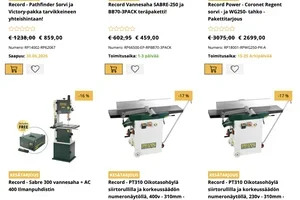 ⚠ Recordin kesäkampanja | Festool akkukampanja | Metallin leikkauspalvelua meiltä - Tarvitko RST-yksityiskohtia töihisi - meiltä nopeat toimitukset
