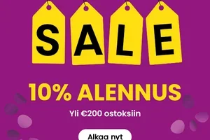 💥 10 % alennuksesi alkaa nyt!