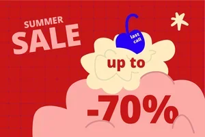 Summer Sale ends tomorrow. Last day, up to 70% off.