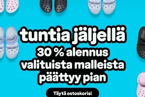 30 % alennus valituista malleista päättyy pian ⌛