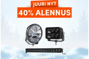 40% alennus lisävaloista!