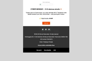 10 € alennus sinulle