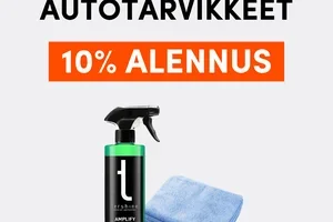 10% alennusta autotarvikkeista