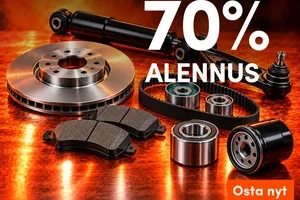 Jopa 70 % alennusta varaosista!