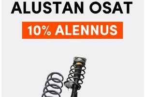 10% alennus kaikista alustanosista!
