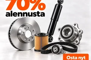 Jopa 70 % alennusta varaosista!