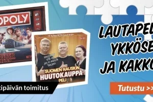 Superkesän ajanvietepelit nyt edullisesti plakkariin.