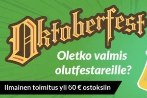 Oktoberfest on täällä. Laita juhlat pystyyn ja mausta meininkiä erikoistuotteilla