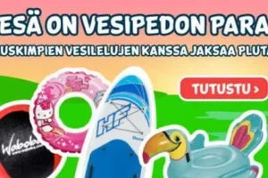 Vesipetojen ässimmät uima- ja leikkivälineet