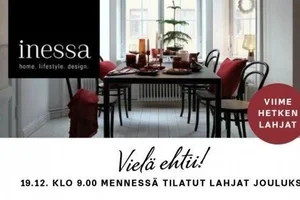 Joulun design-lahjat netistä perjantaihin asti. Tutustu käteviin lahjakortteihin.