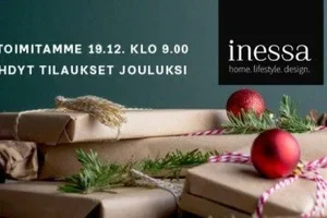 Vielä ehtii nettipaketit jouluksi. Tervetuloa ostoksille.