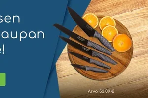 5 veitsen setti kaupan päälle