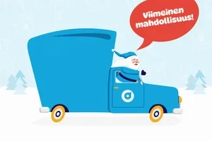 Tilaa Budbeellä ennen klo 17.00 huomenna ⏰🎁