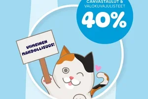 Viimeinen mahdollisuus! 40% Canvastaulut & Valokuvajulisteet 🩷