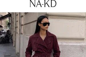 Meet the faux suede short trench.