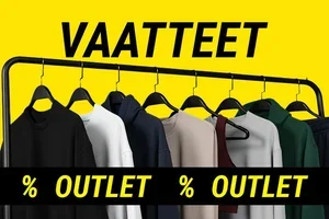 Jopa 70% outletissa!