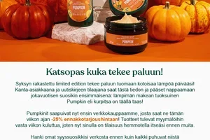 Arvaatko kuka tekee paluun? 🎃
