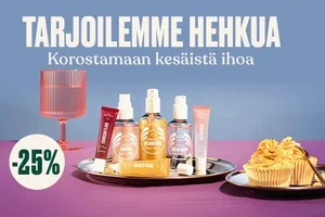 Tarjoilemme hehkua -25% alennuksella ✨