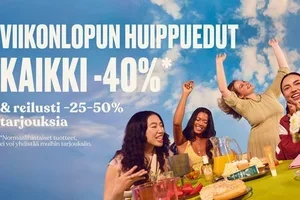 Kaikki -40% maanantaihin asti 🤩